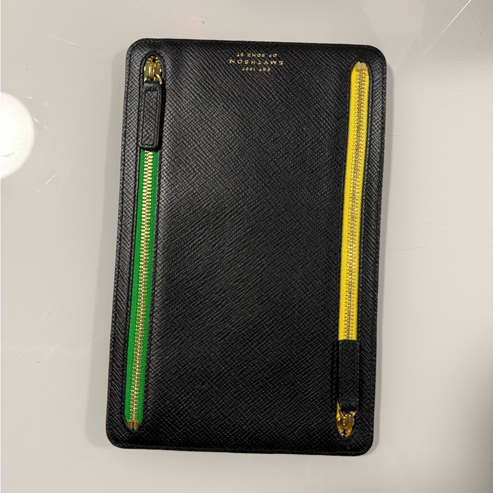Smythson Leather Travel Pouch